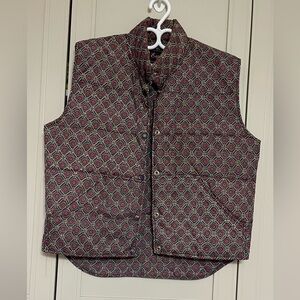 Vintage 90’s Esprit Quilted Geometric Patterned Vest